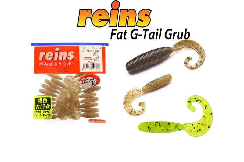 Приманка на окуня Reins Fat G-Tail Grub