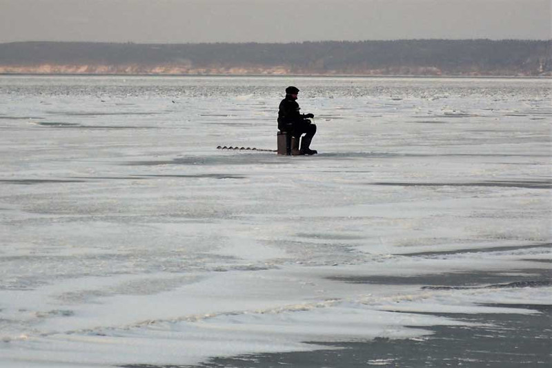 Открытие зимнего сезона на Волге. Фото 1