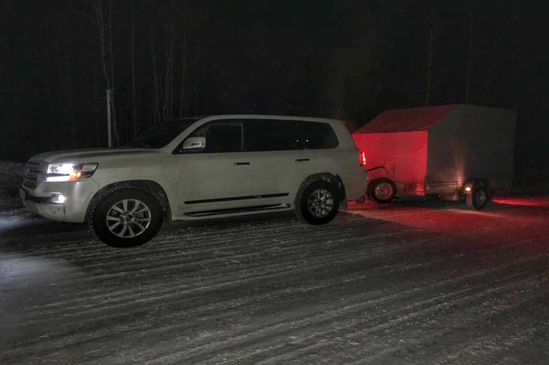 Выезд на рыбалку, Омская область